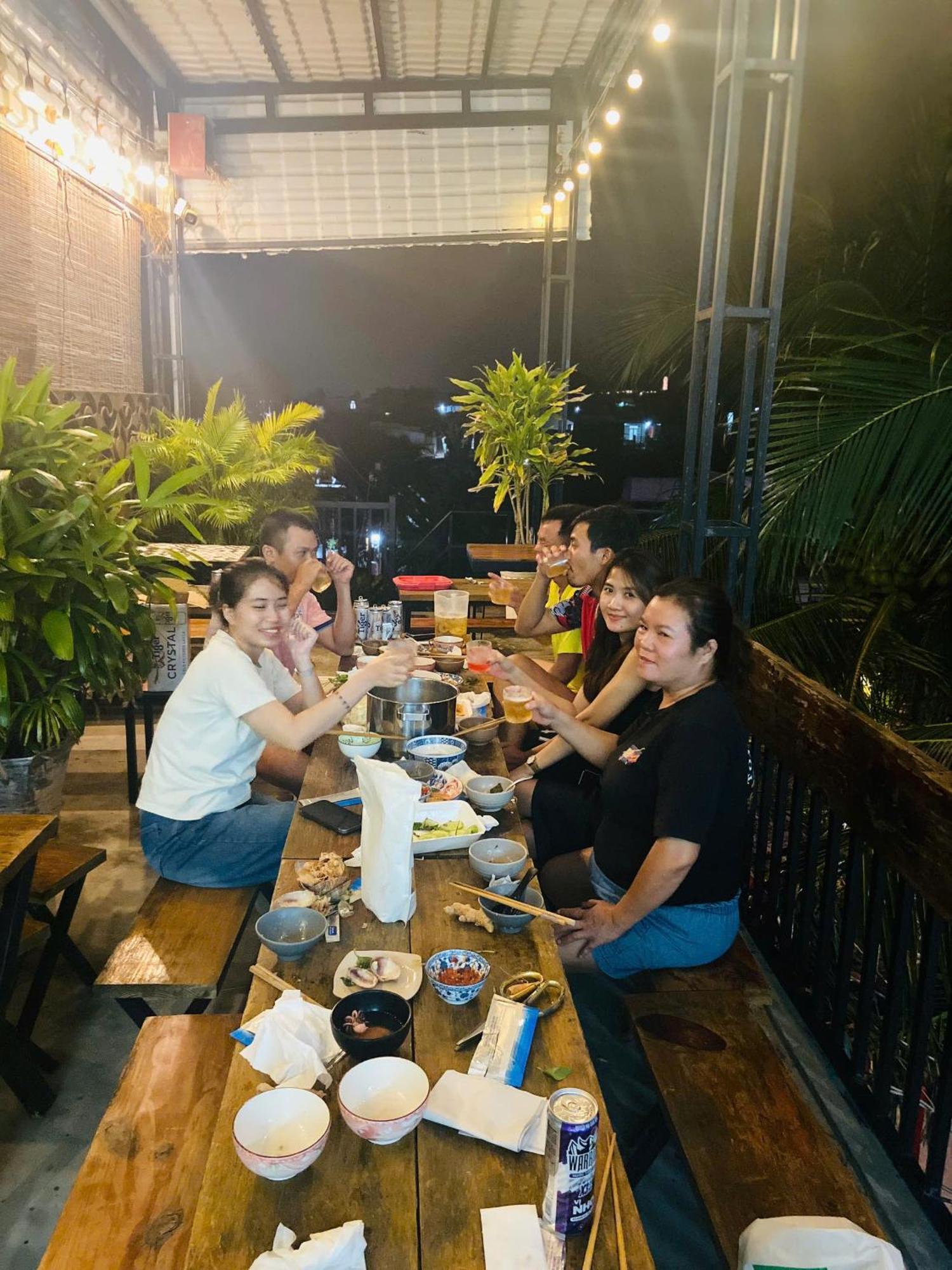 Gio Homestay And Coffee Ap Khanh Phuoc Bagian luar foto
