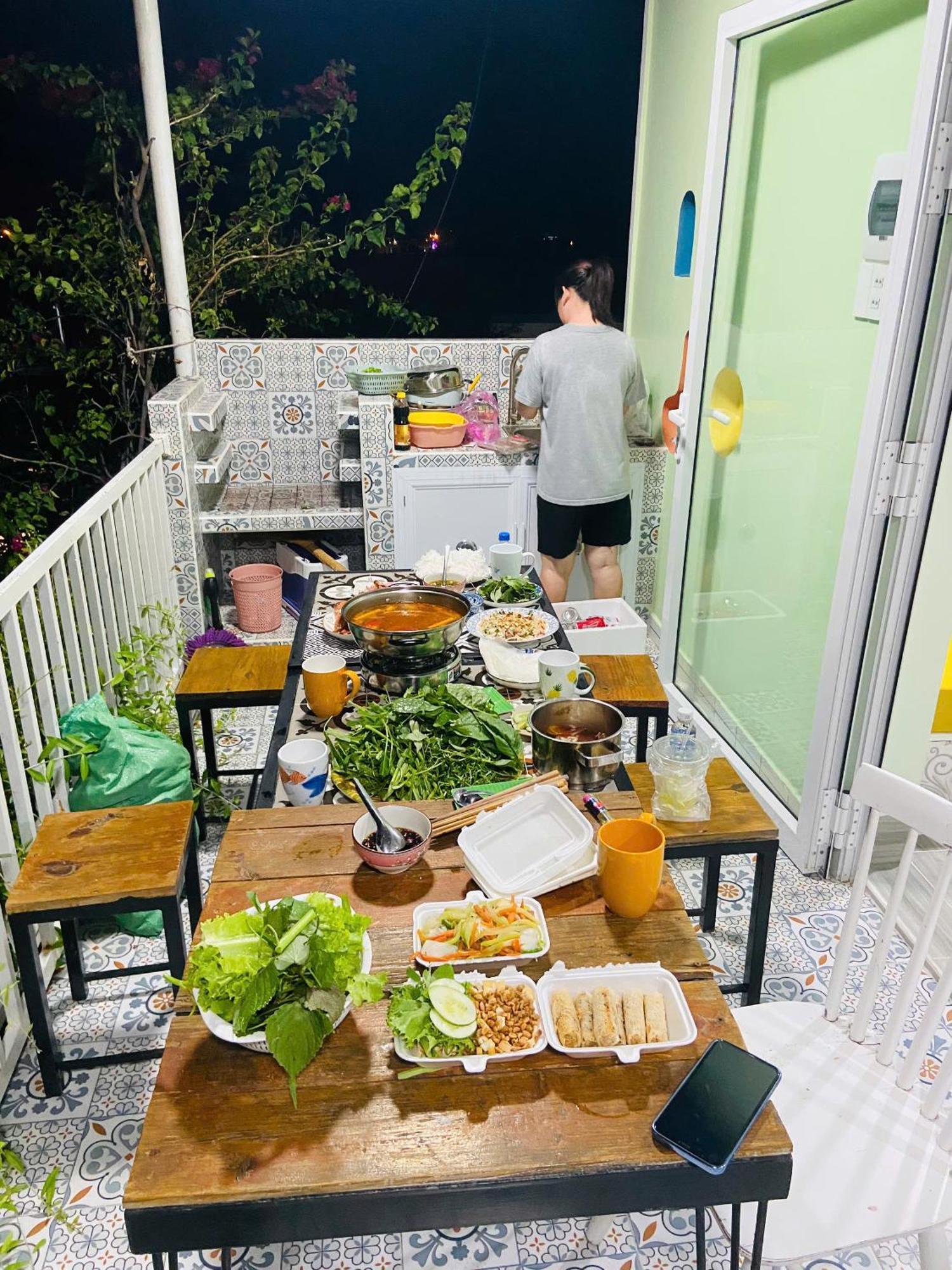 Gio Homestay And Coffee Ap Khanh Phuoc Bagian luar foto
